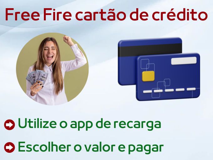 Recarga Free Fire Pix - Carregue sem taxas e com 4% de cashback - Cartão  Pré-pago RecargaPay