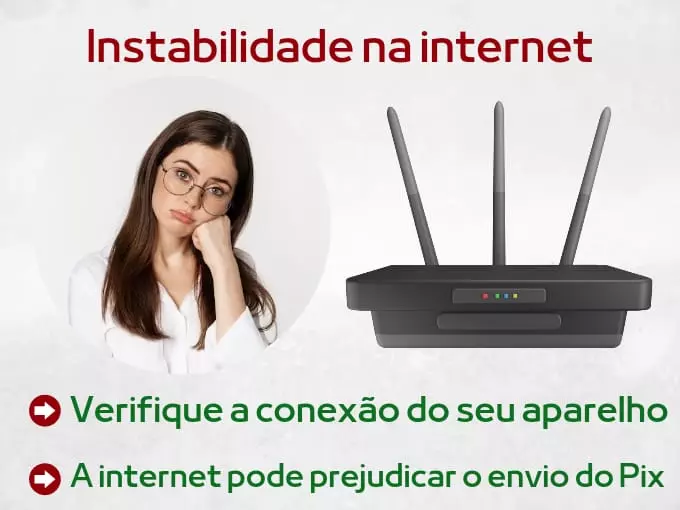 Instabilidade na internet