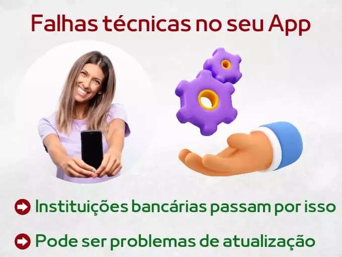 falhas técnicas na sua instituição
