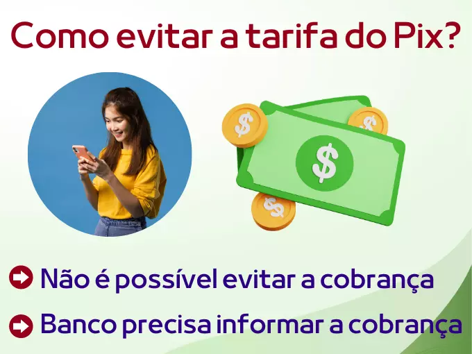 Como evitar a tarifa do Pix?