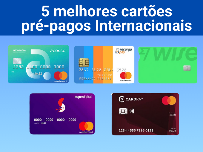 5 Melhores Cartões Pré-Pago Internacional Mastercard