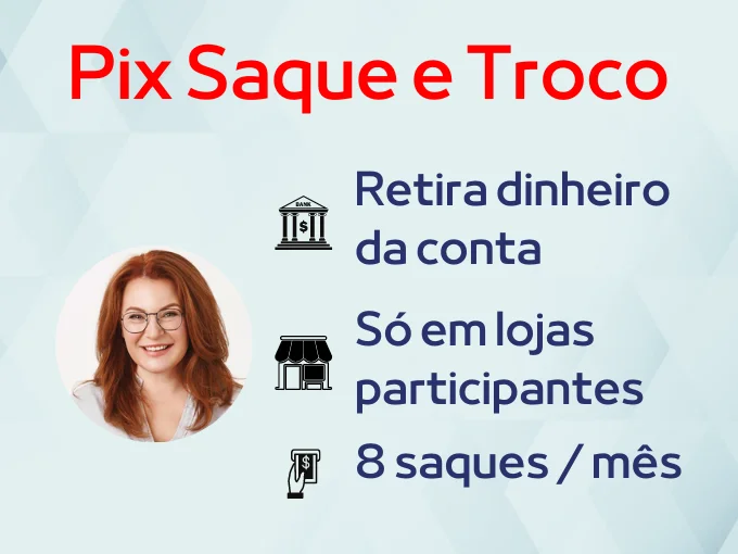 4) Utilizando o Pix Saque e Pix Troco